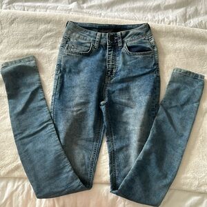 Just female, high-rise denim, jeans, size XS